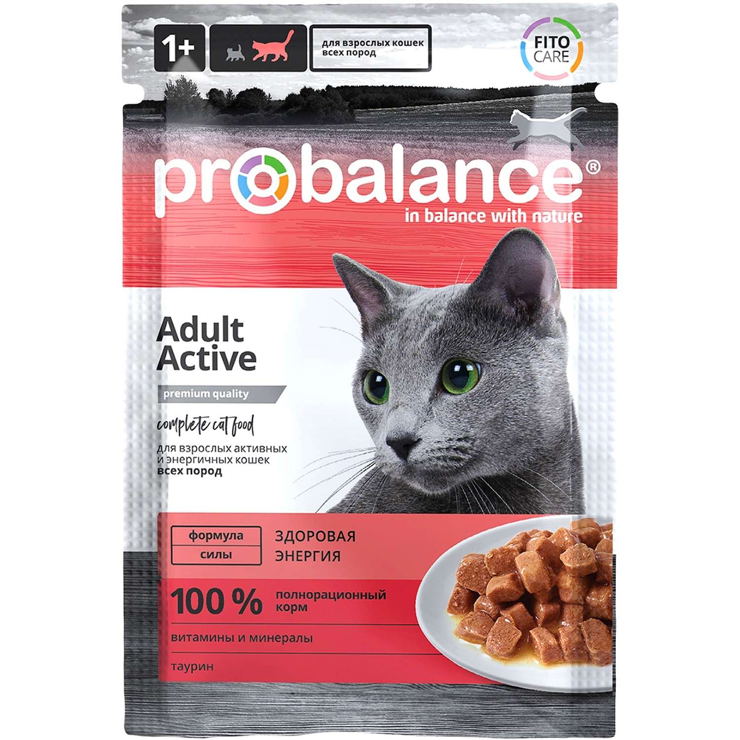 Корм консервированный ProBalance Active для активных кошек 85 г - фото 1
