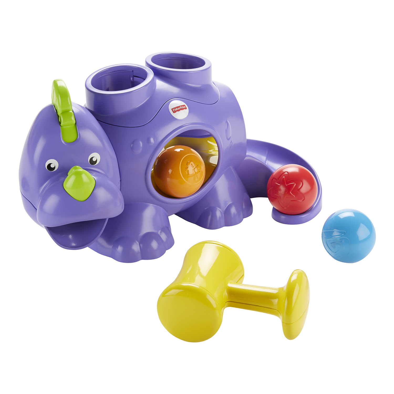 Игрушка Fisher Price Динозаврик Стучи и катай - фото 1