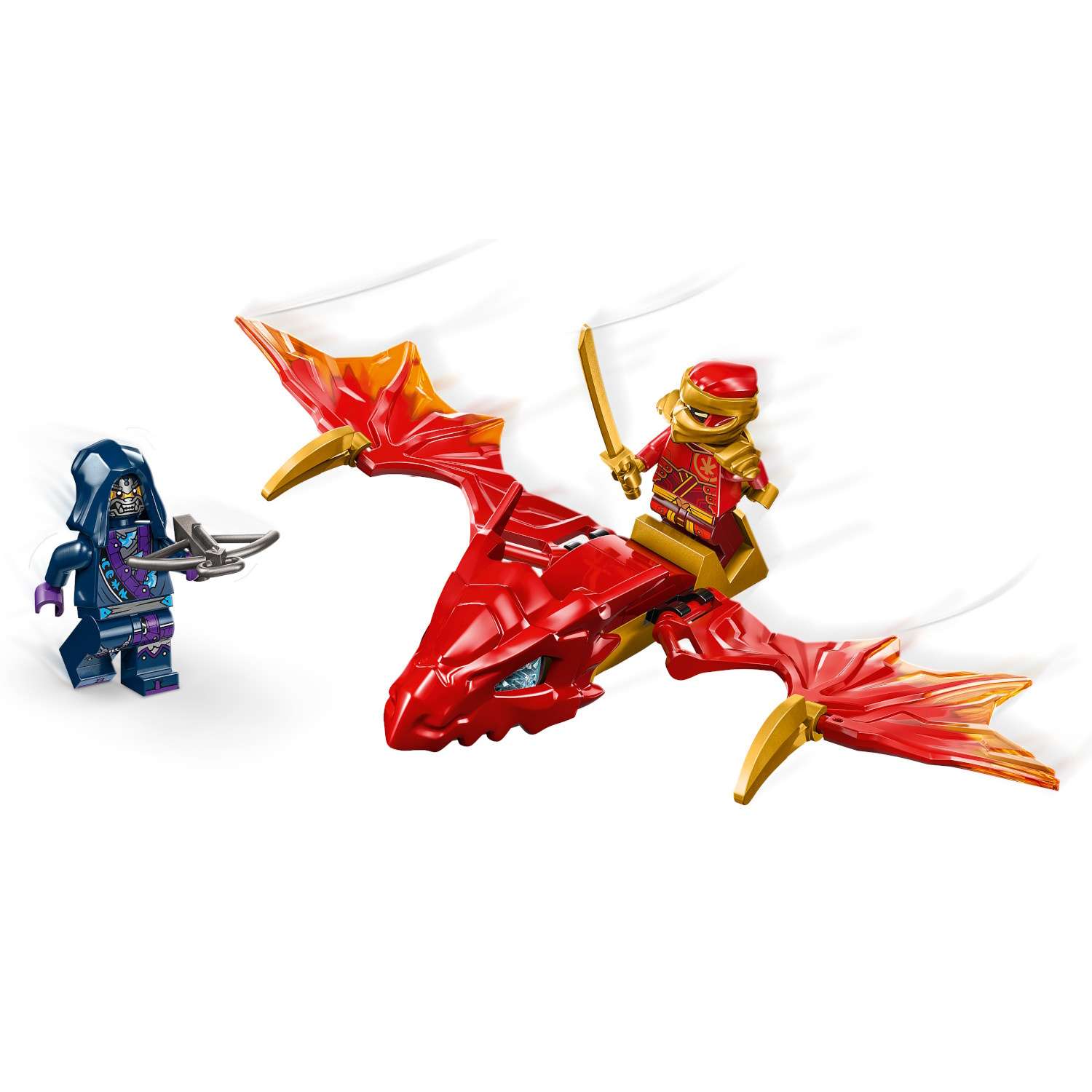 Конструктор LEGO Ninjag Удар восходящего дракона Кая 71801 - фото 2