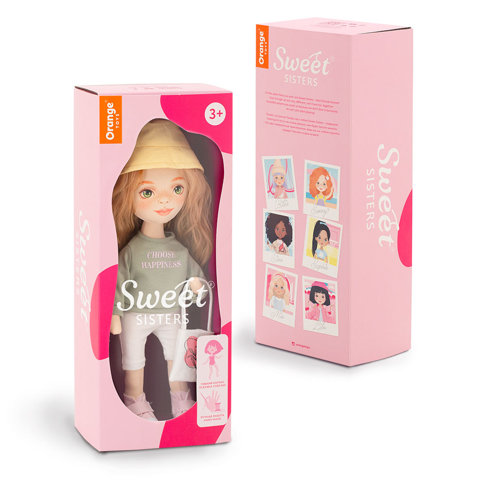 Кукла Orange Toys Sweet Sisters Sunny в зелёной толстовке 32 см Серия Спортивный стиль SS02-26 - фото 2