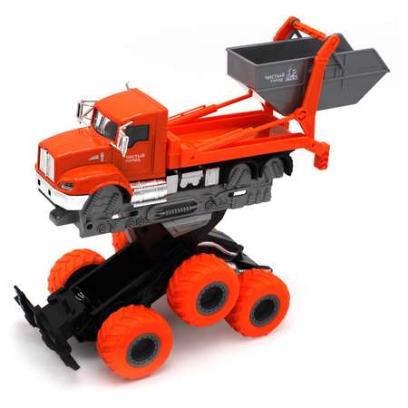 Мусоровоз Funky Toys 1:43 Оранжевый FT61089