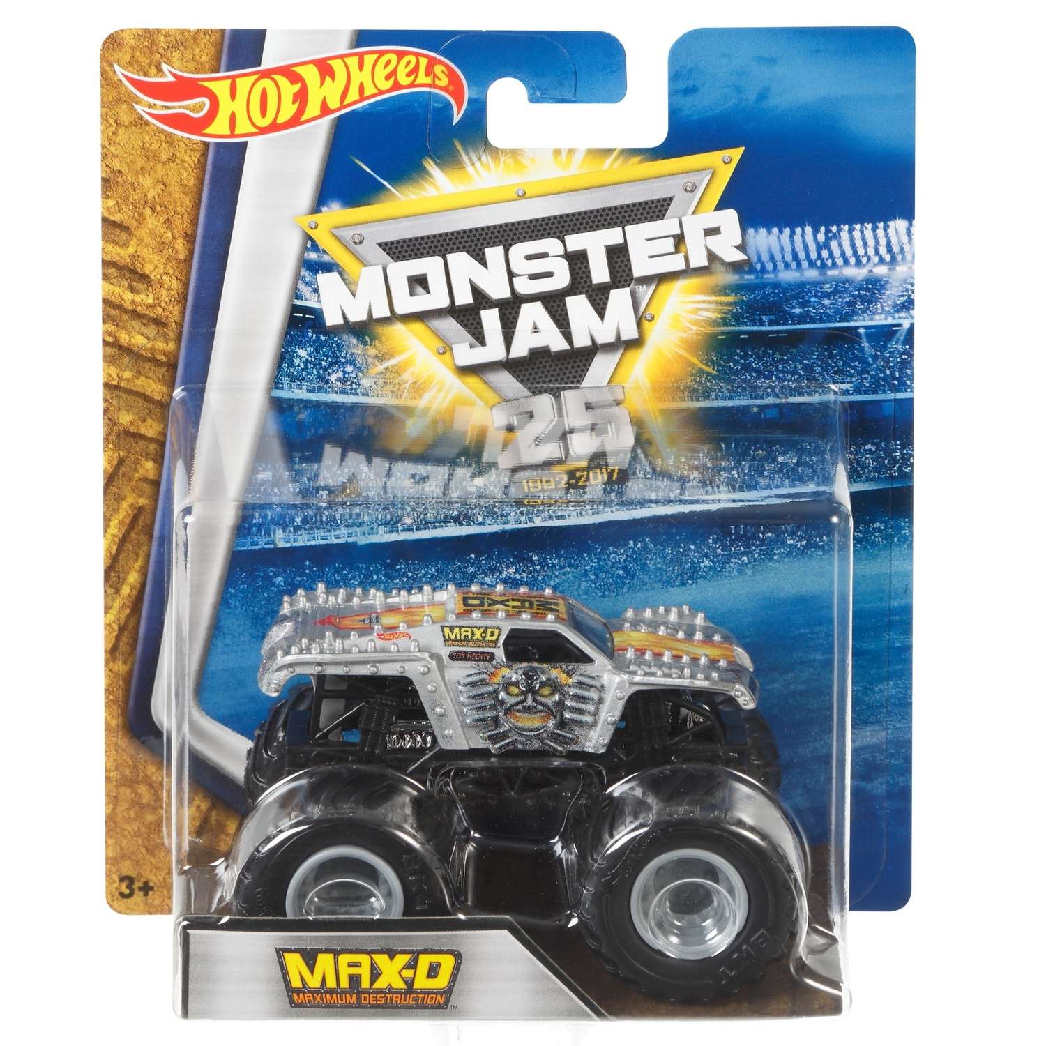 Машина Hot Wheels 1:64 Monster Jam Max-D DRR68 BHP37/DRR68 - фото 2