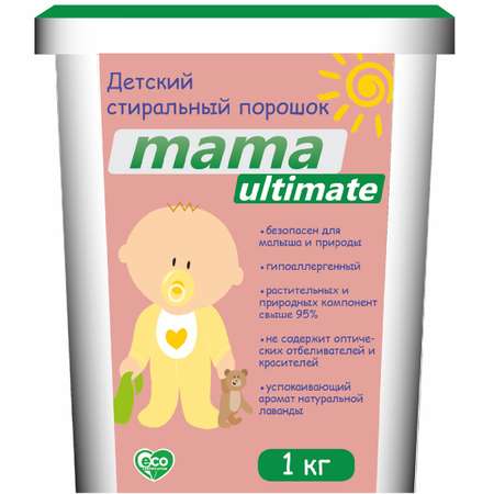 Порошок стиральный mamaultimate EcoBaby концентрат 1кг