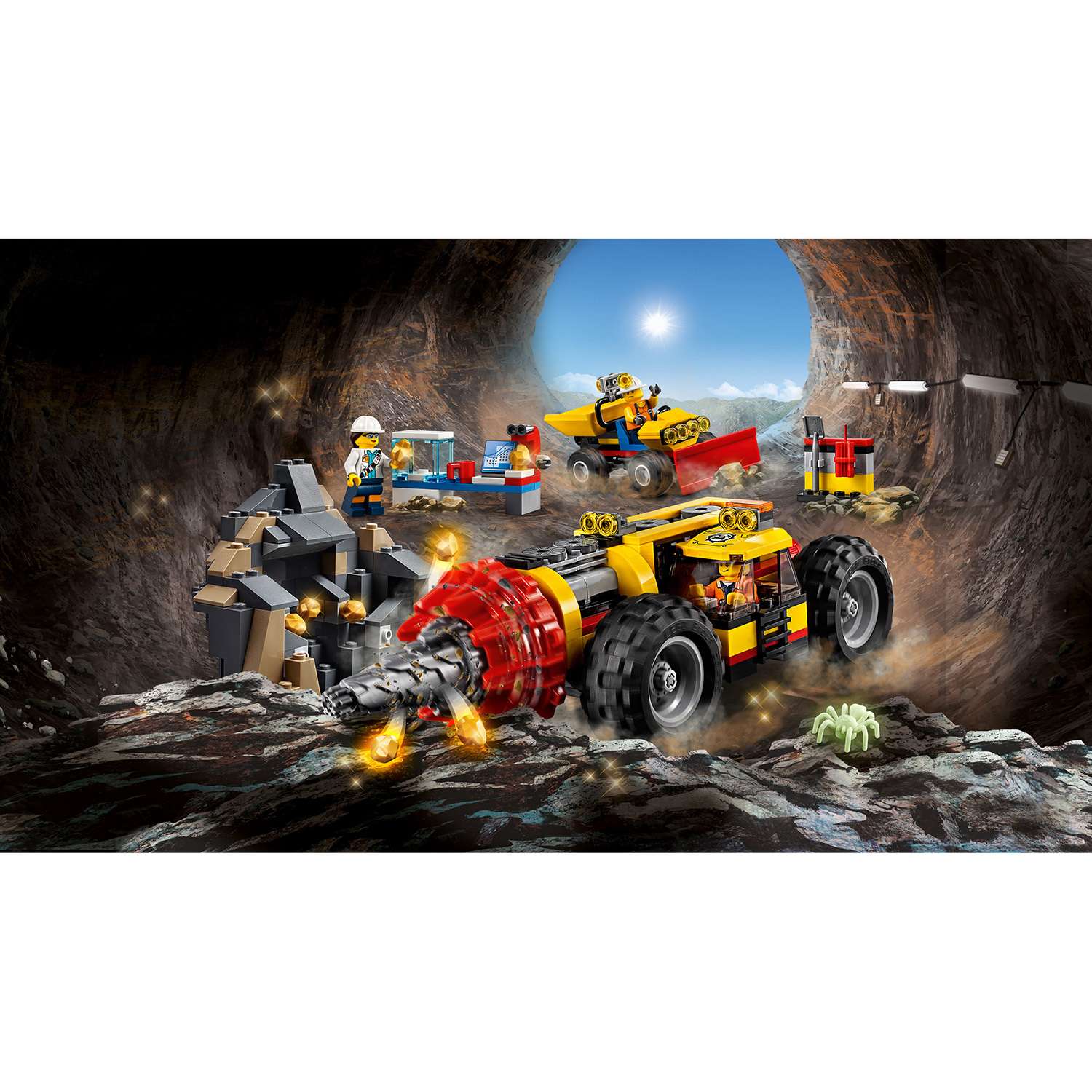 Конструктор LEGO Тяжелый бур для горных работ City Mining (60186) - фото 4
