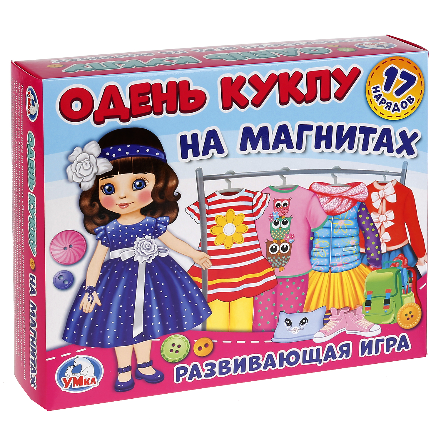 Развивающая игра Умные Игры На магнитах одень куклу Шатенка 258310 купить  по цене 539 ₽ в интернет-магазине Детский мир