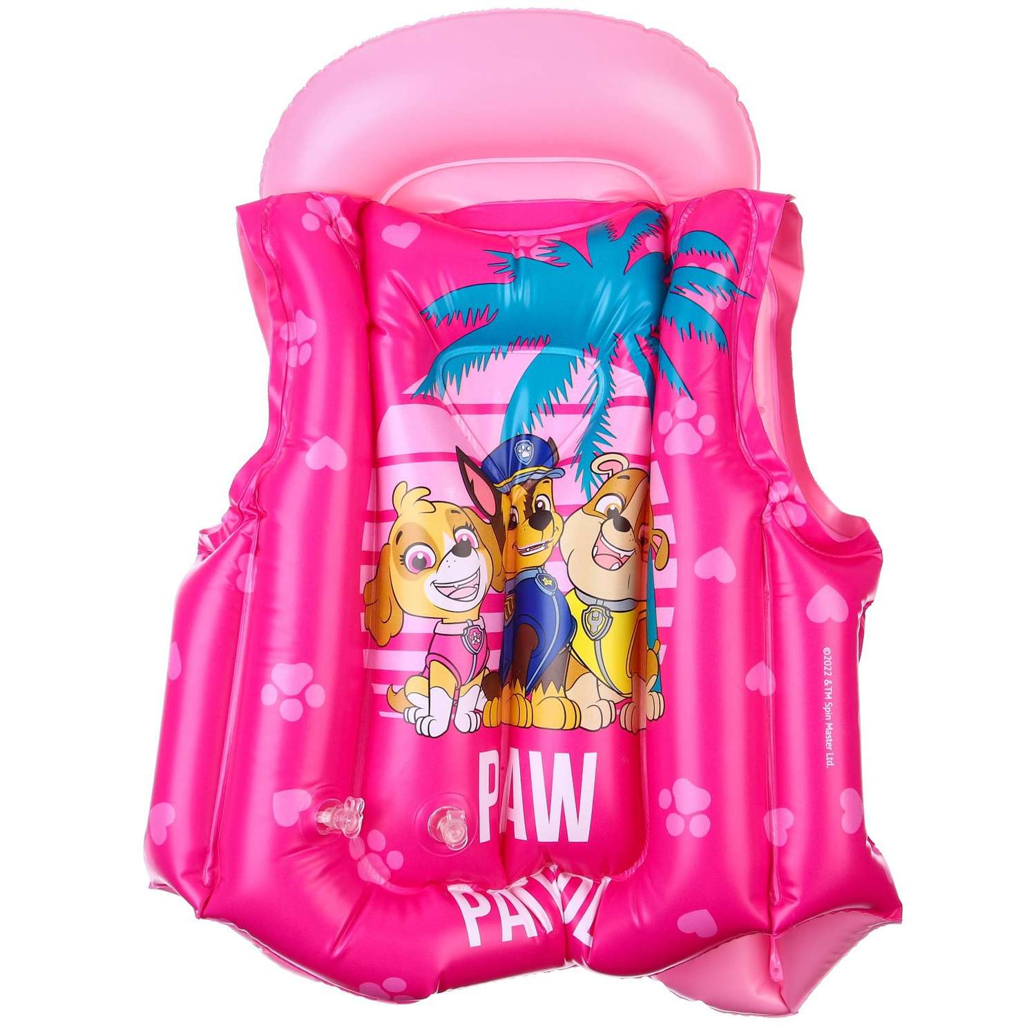 Жилет Paw Patrol надувной для плавания детский Щенячий патруль цвет розовый - фото 8