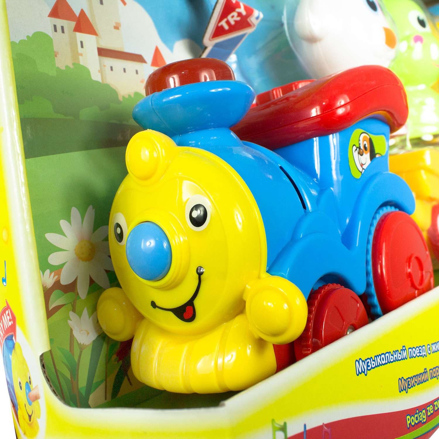 Игрушка ToysLab (Bebelino) Музыкальный поезд с животными - фото 8