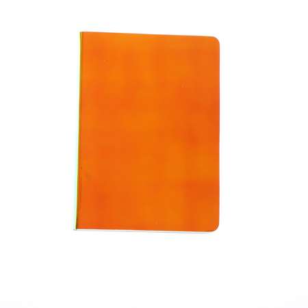 Записная книжка Sima-Land А6 80 листов линия Зеркальная оранжевая