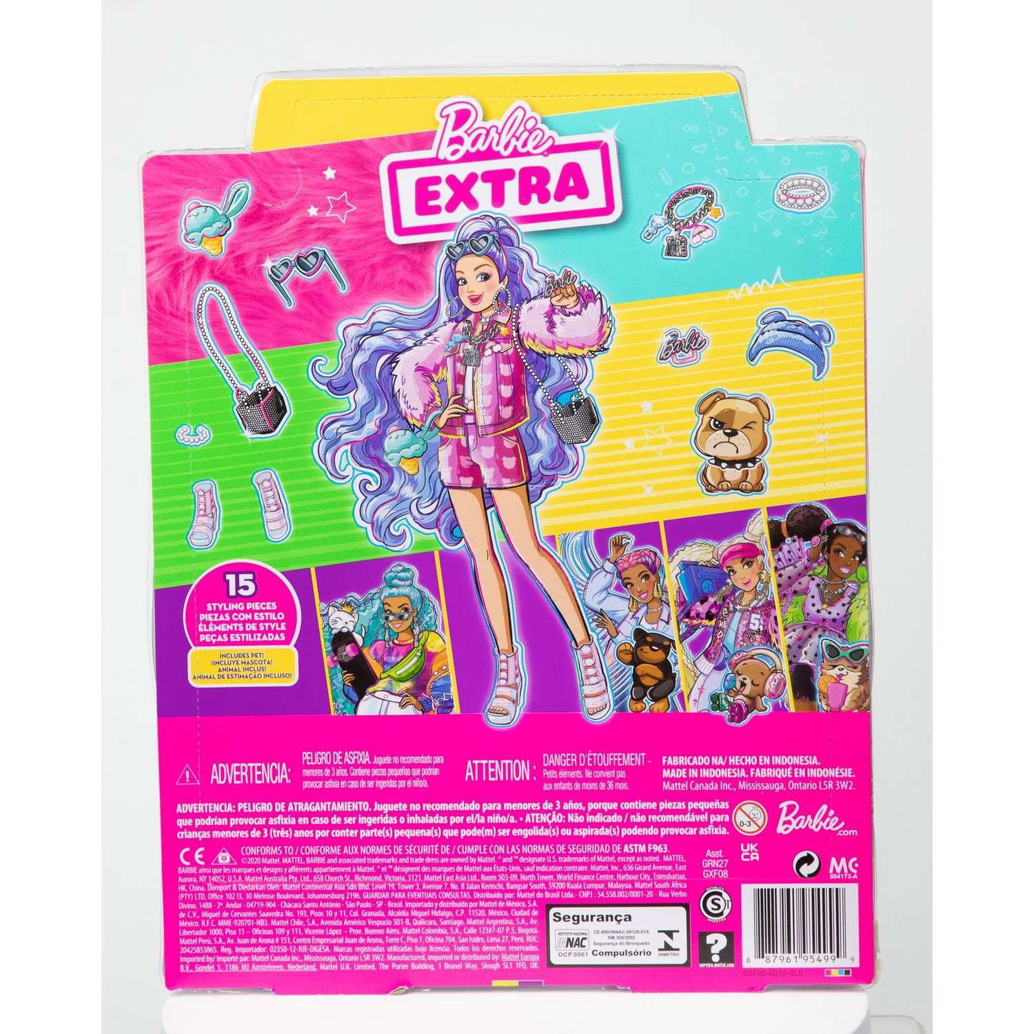 Кукла Barbie Экстра Милли с сиреневыми волосами GXF08 GXF08 - фото 4