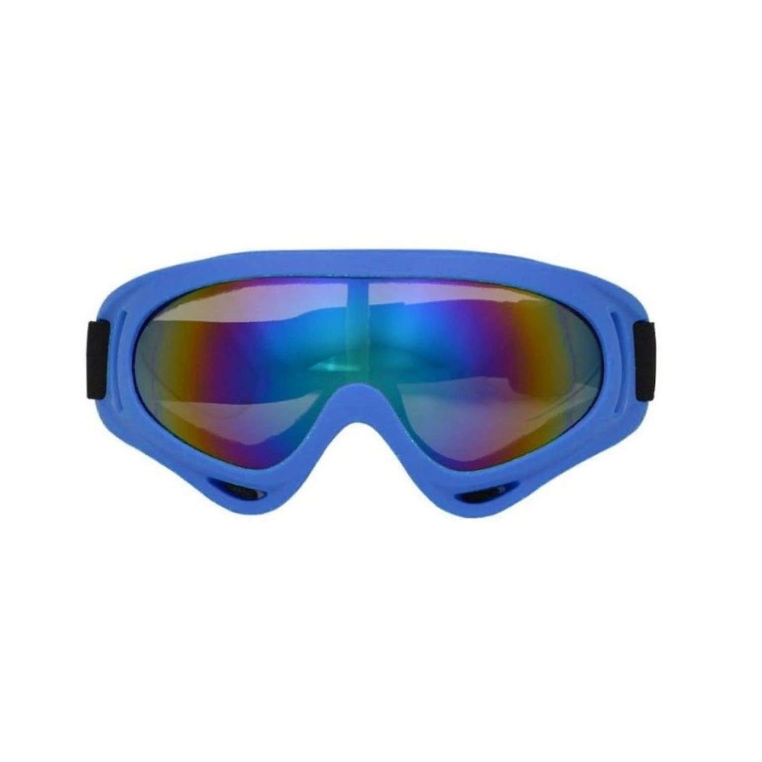 Очки-маска Uniglodis спортивные защитные синие - фото 1