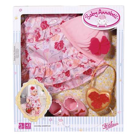 Одежда для кукол Zapf Creation Baby Annabell Цветочная коллекция Делюкс 702-031