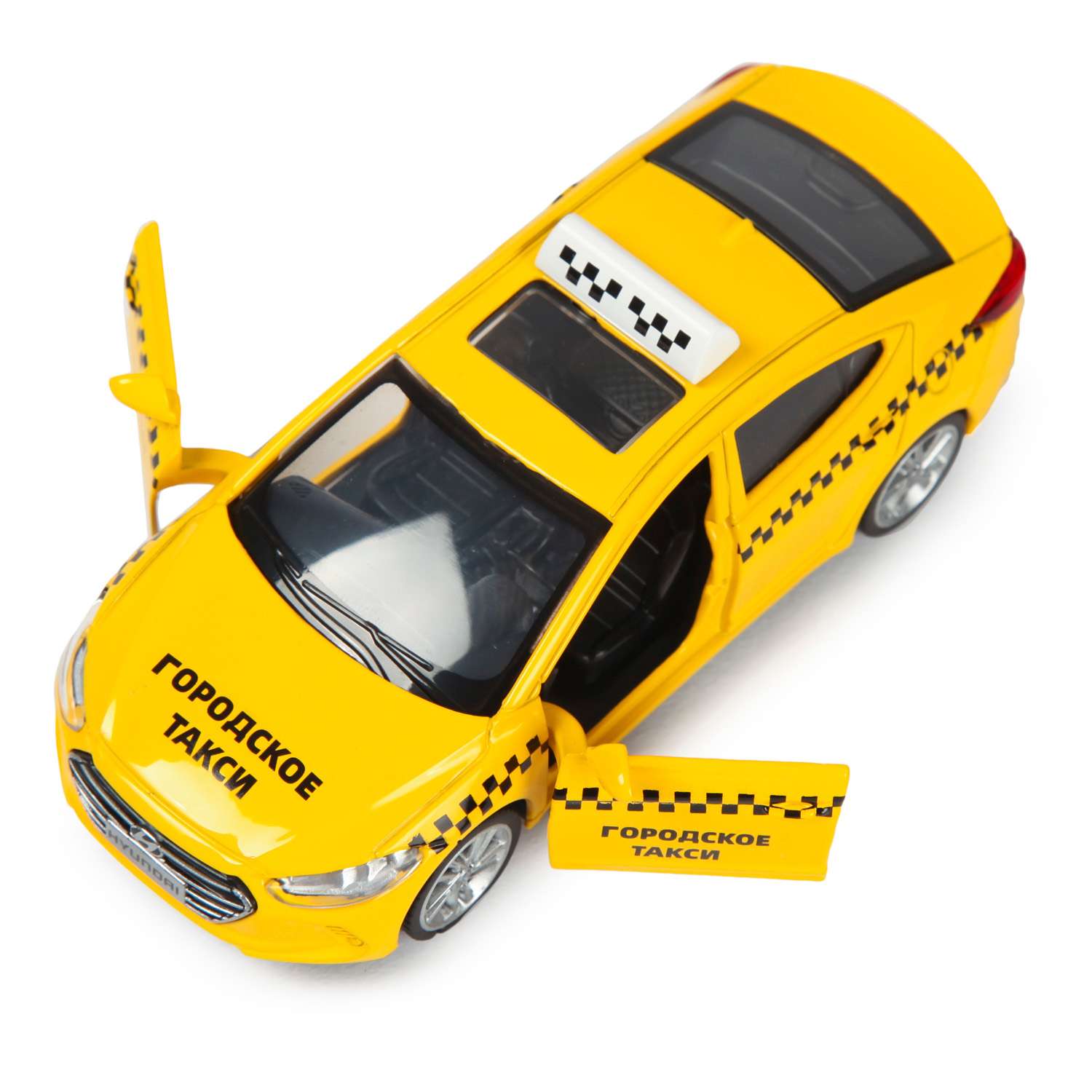 Машина MSZ 1:40 Elantra Taxi Желтая 67372 67372 - фото 5