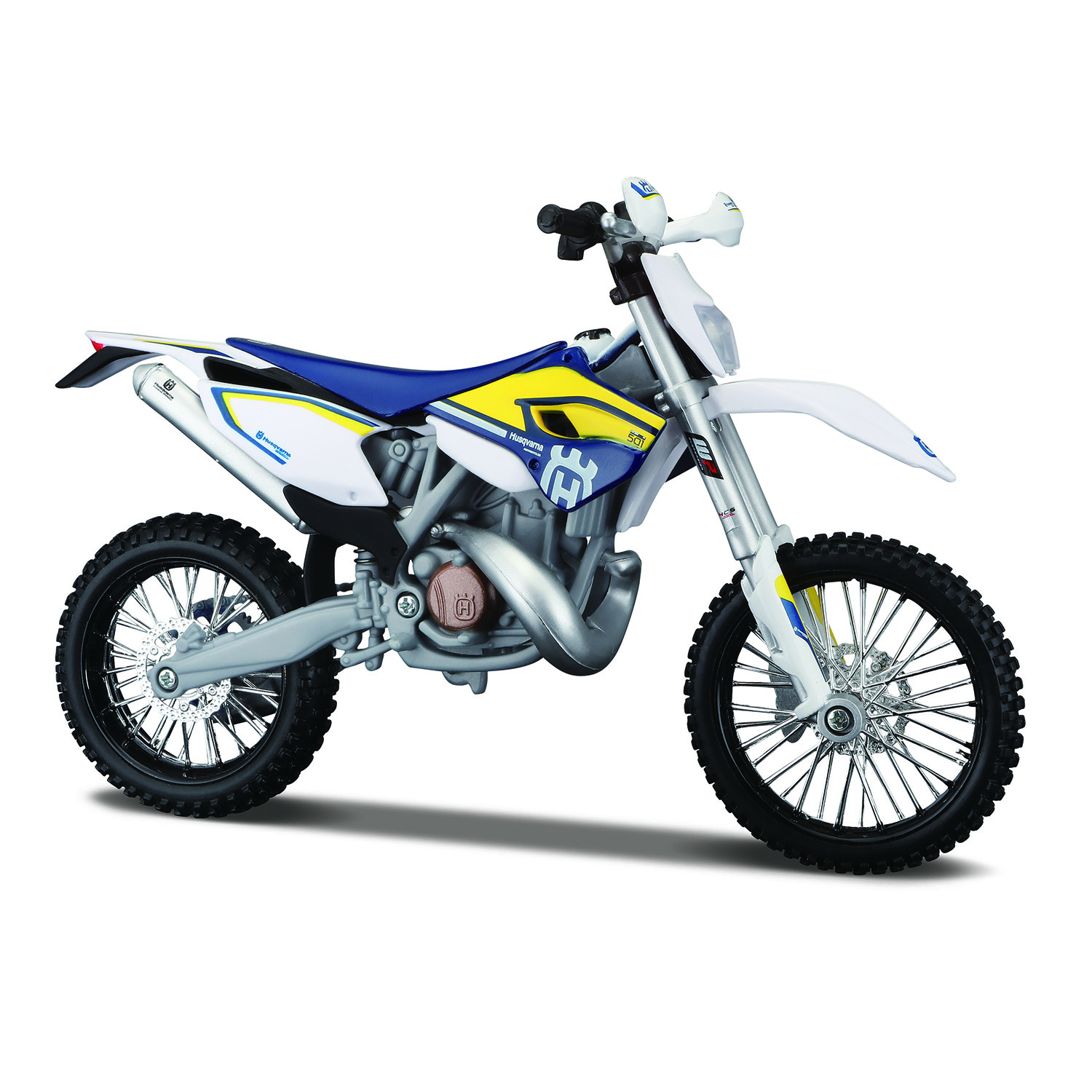 Мотоцикл MAISTO Husqvarna FE 501 1:12 голубой 20-16921 - фото 1