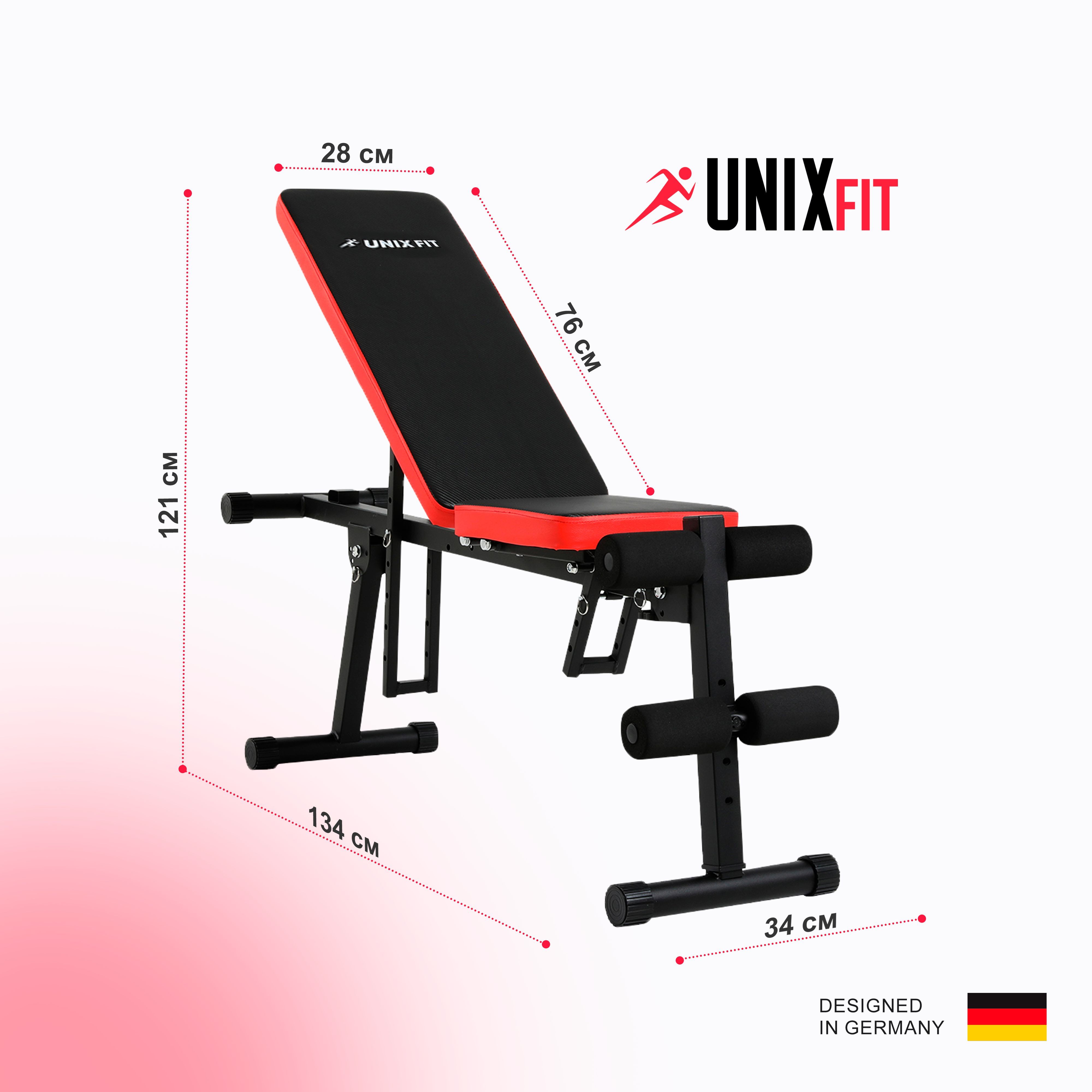 Скамья силовая UNIX Fit Bench 130P - фото 4