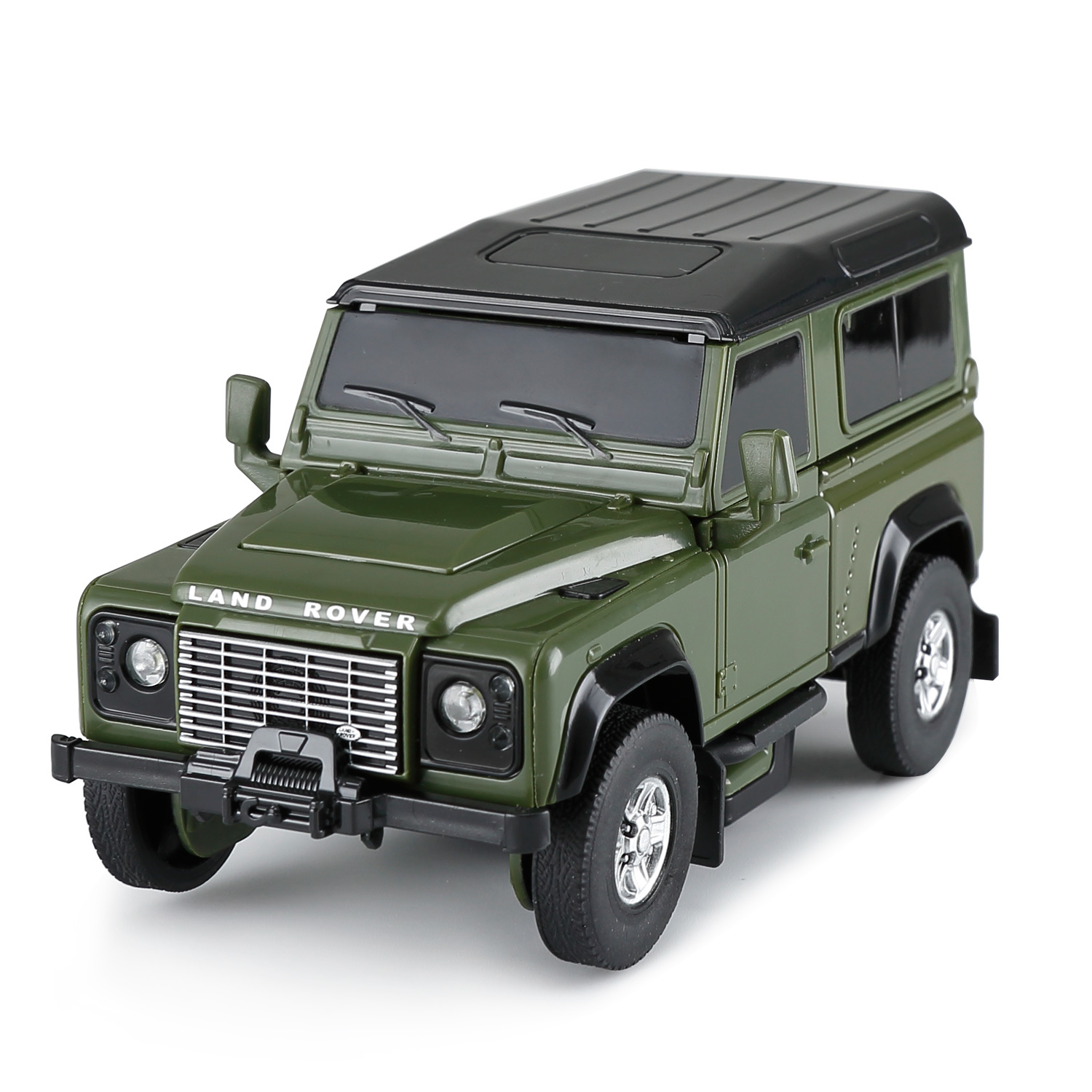 Машина Rastar 1:32 Land Rover Defender Трансформер Зеленый 62010 купить по  цене 999 ₽ в интернет-магазине Детский мир