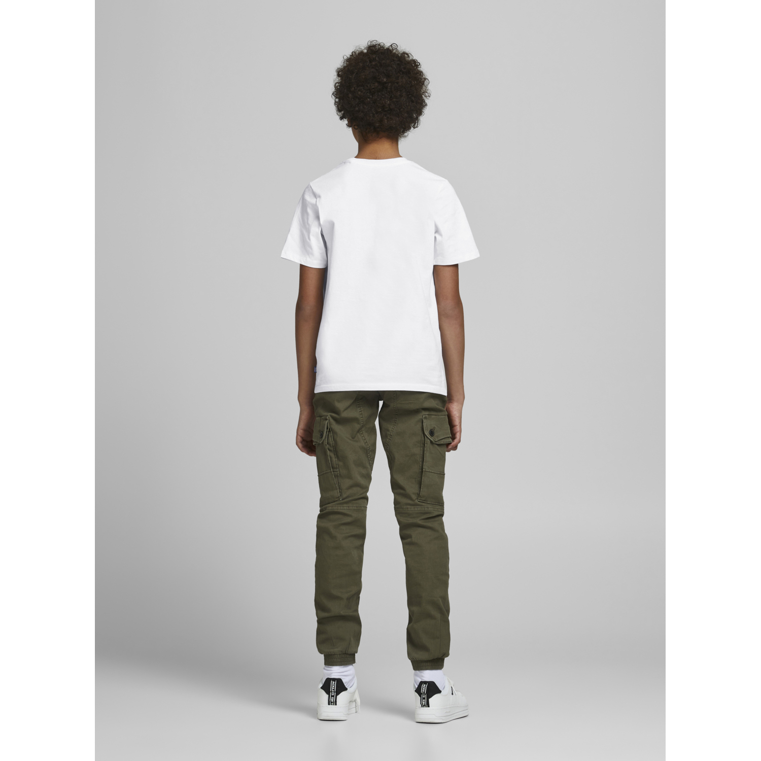 Футболка JACK AND JONES JUNIOR 12158433/White - фото 4