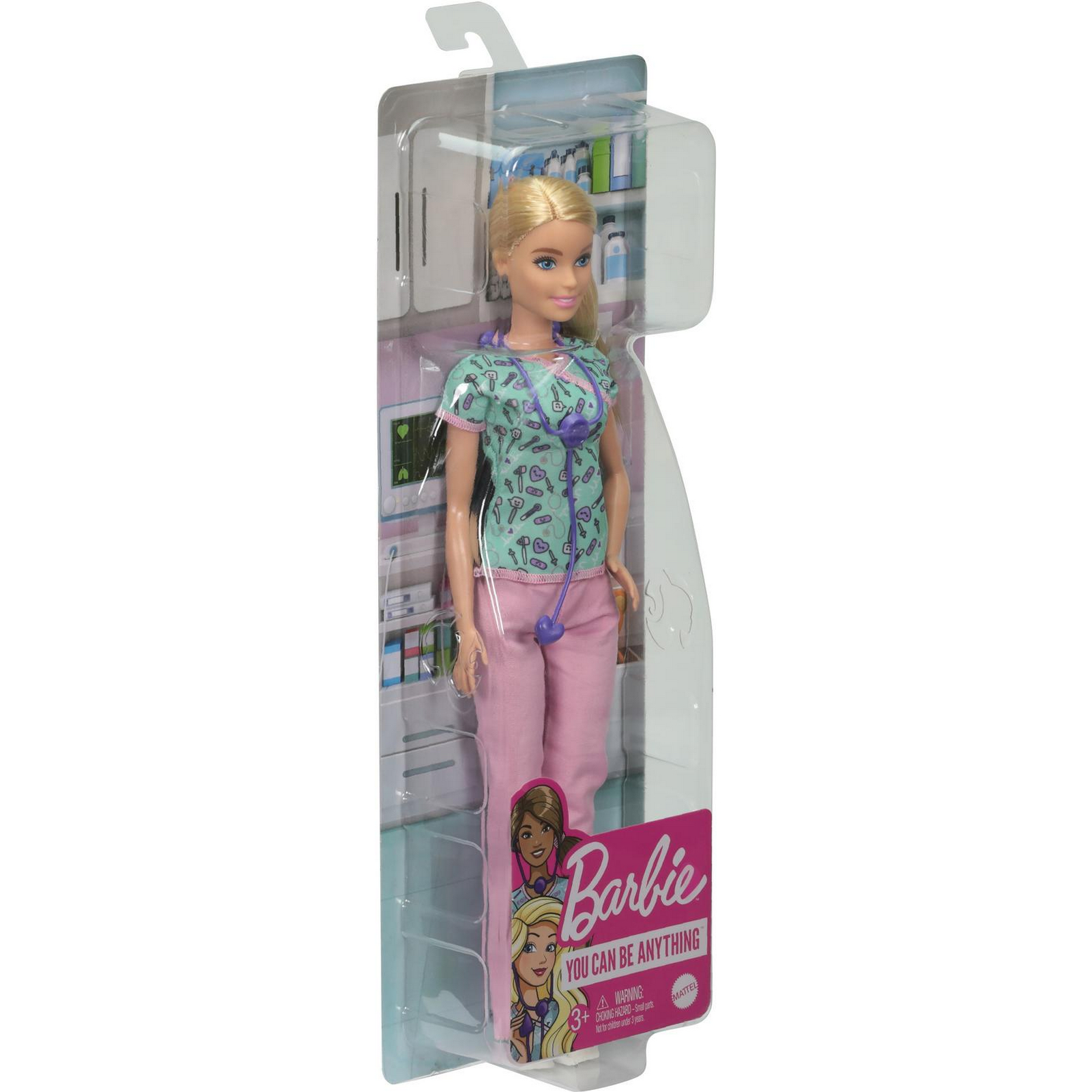 Кукла Barbie из серии Кем быть? Фигуристка (брюнетка)