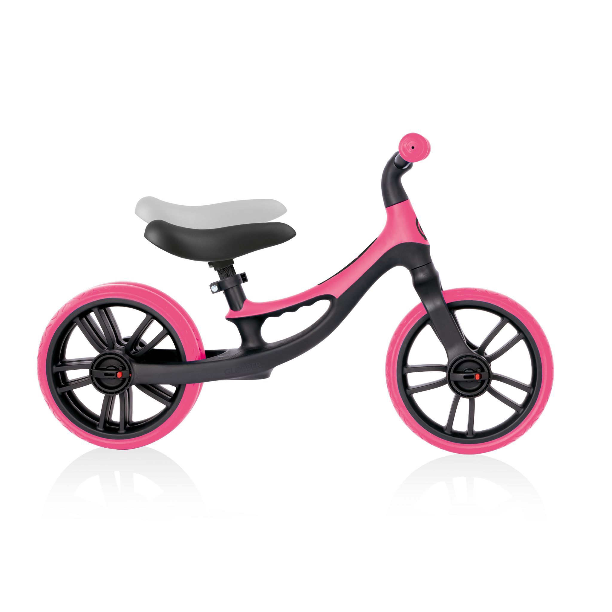 Беговел Globber Go Bike Elite Duo розовый - фото 2