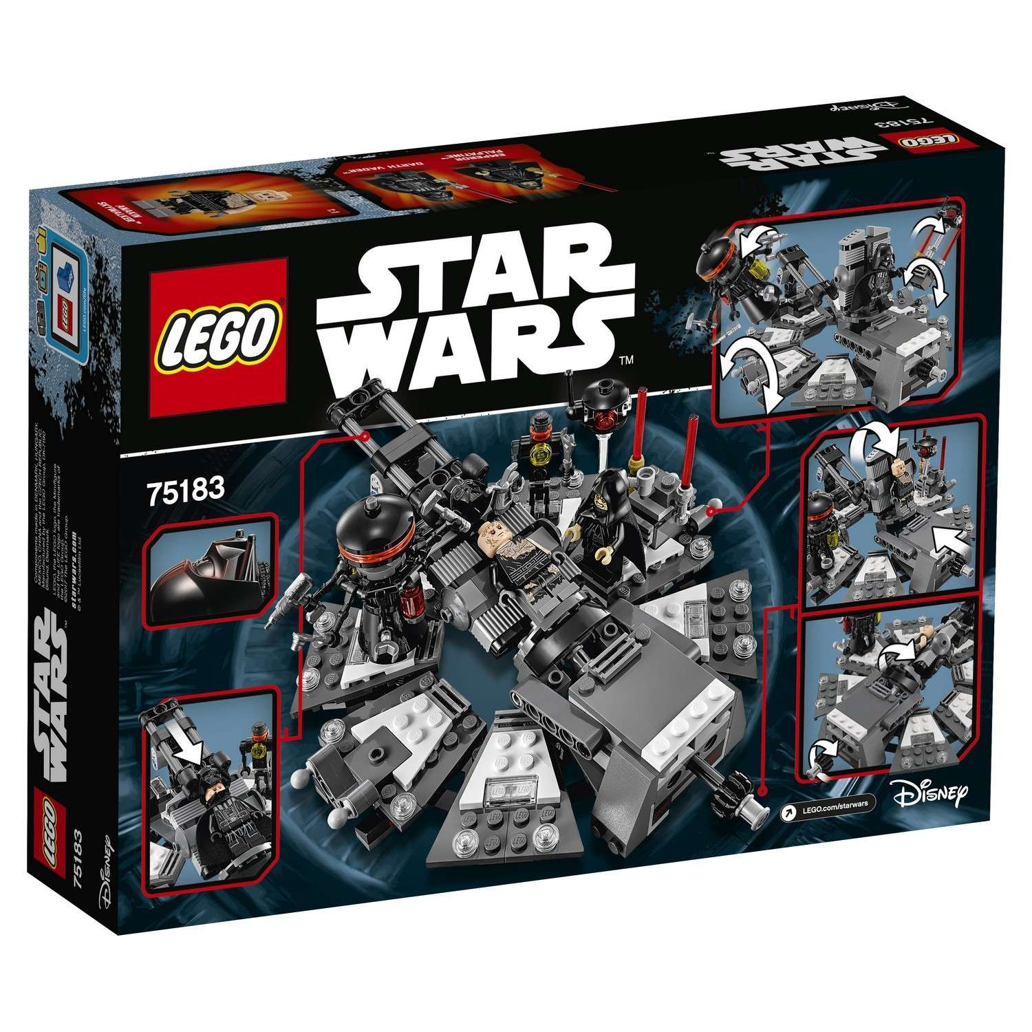 Конструктор LEGO Star Wars Превращение в Дарта Вейдера блочный - фото 3