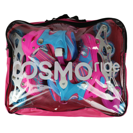 Ролики Cosmo Sunshine розово-голубые 35-38