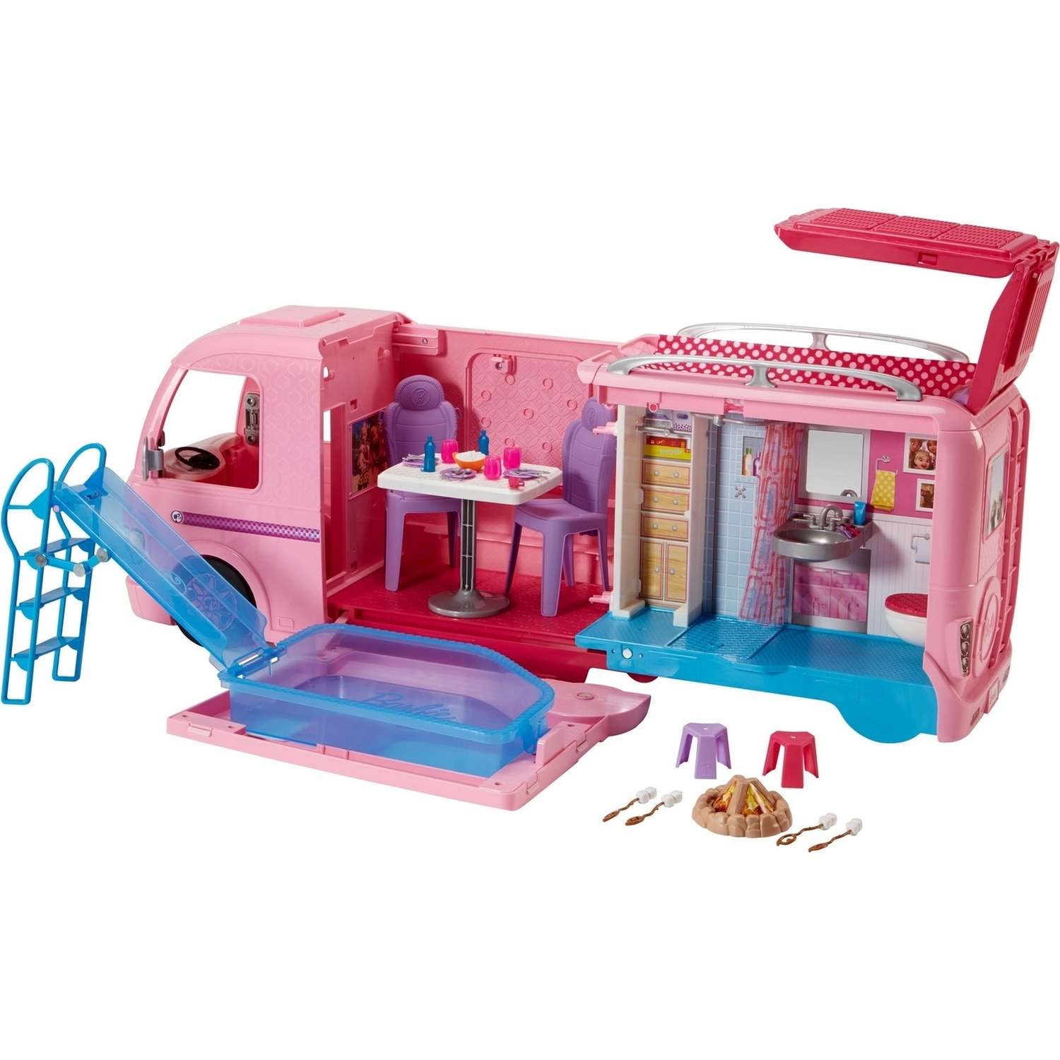 Фургон Barbie Волшебный раскладной FBR34 - фото 1