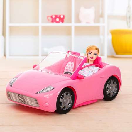 Кукла модель Sima-Land Лена на машине с аксессуарами