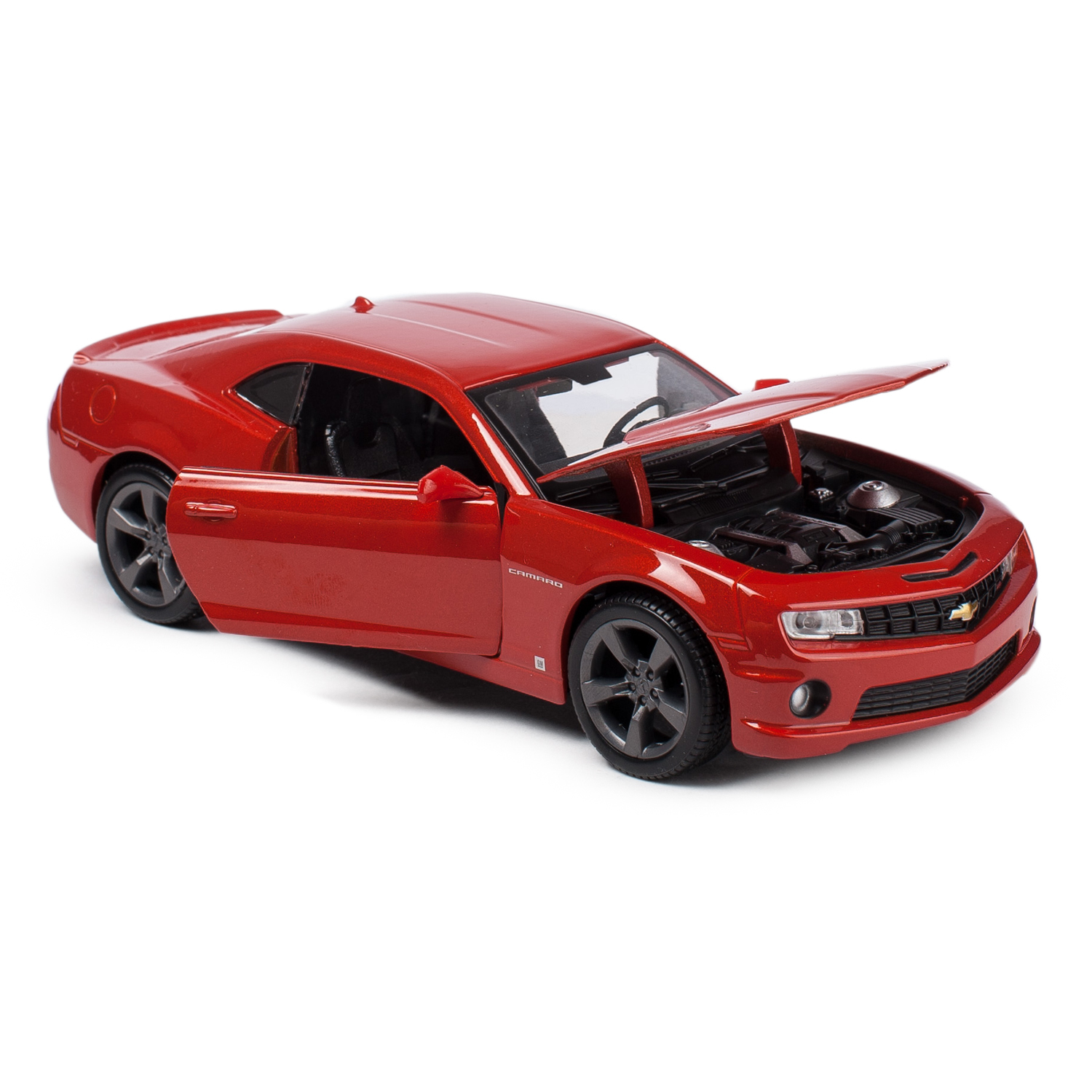 Автомобиль MAISTO Chevrolet Camaro SS 1:24 без механизмов оранжевый 31207 - фото 4