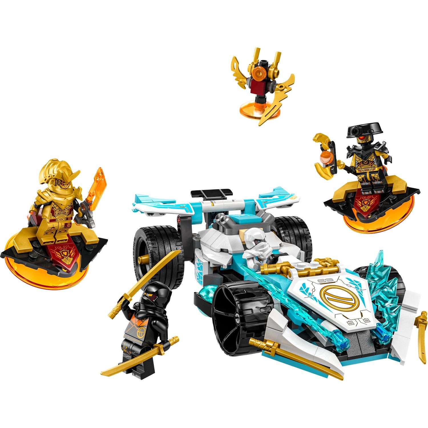 Конструктор LEGO Ninjago Zanes Dragon Power Spinjitzu Race Car 71791 - фото 2