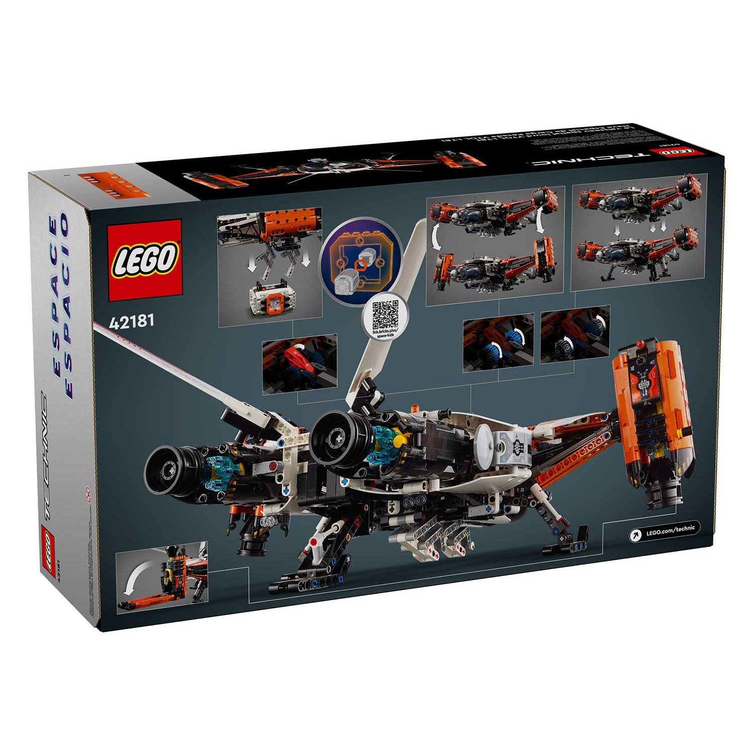 Конструктор детский LEGO Technic Тяжёлый грузовой космический корабль - фото 6