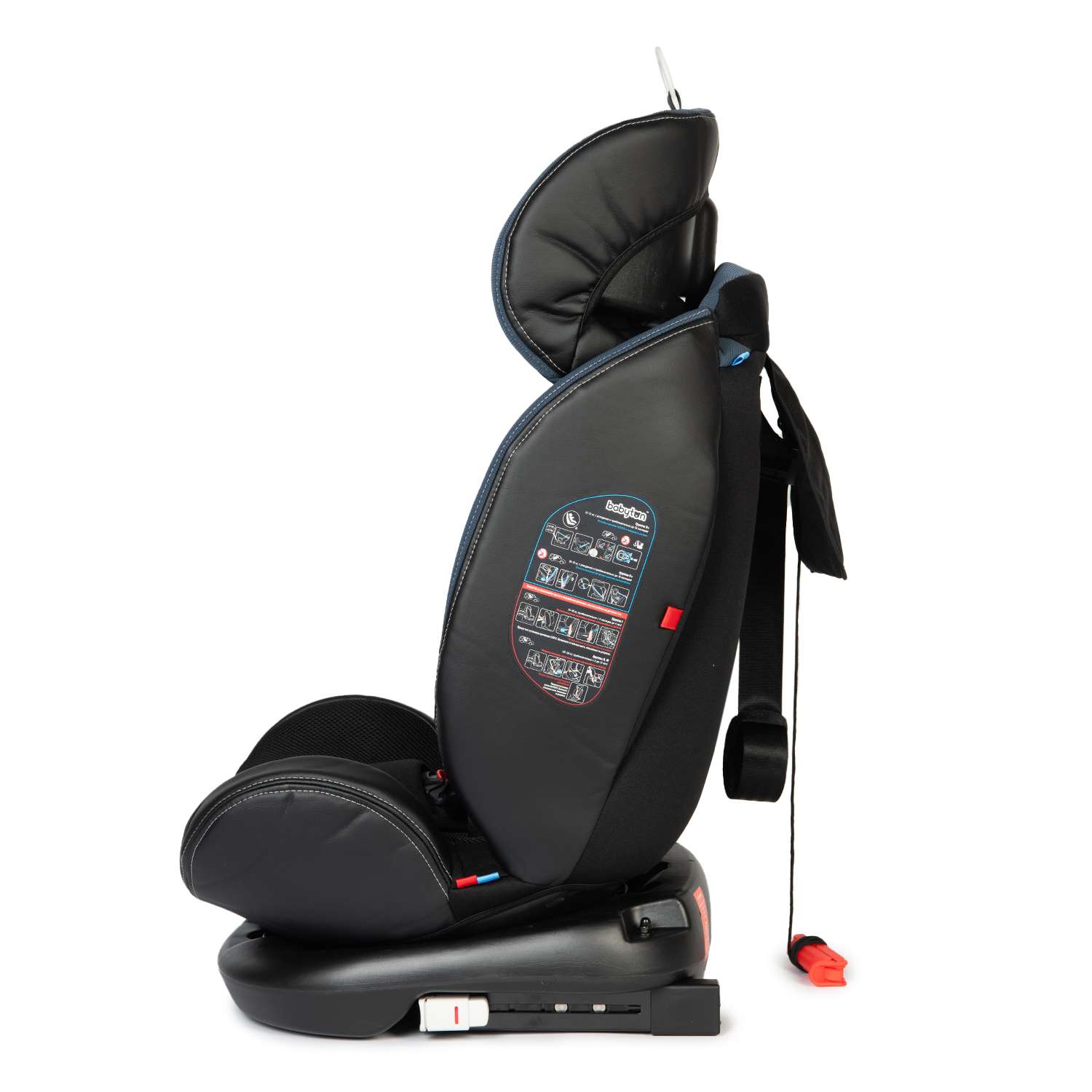 Автокресло Babyton Multi-Stage Black-Blue Isofix 0+/1/2/3 (0-36 кг) - фото 17