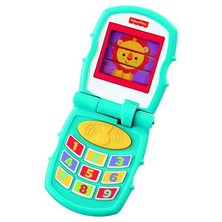 Дружелюбный телефон Fisher Price раскладной