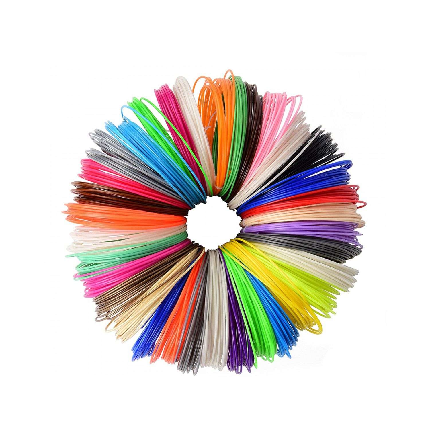 Пластик для 3D ручки Seichi 10м 20 цветов - фото 1