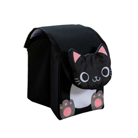 Корзина для игрушек Hotenok и хранения детских вещей Черный кот