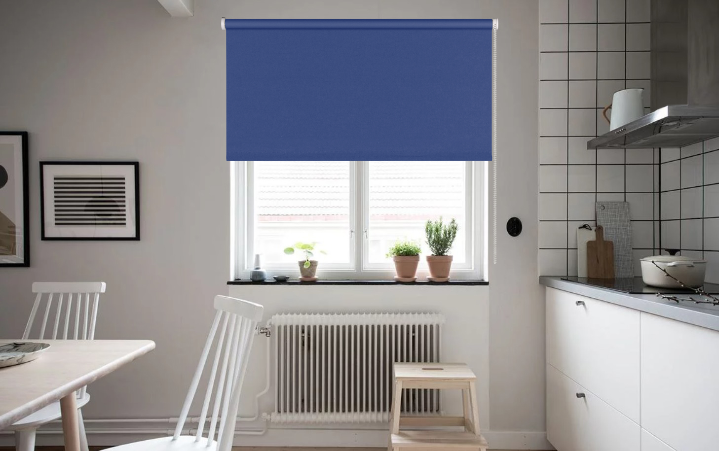 Рулонная штора 50х160см/синий PRAKTO Блэкаут Color - фото 2