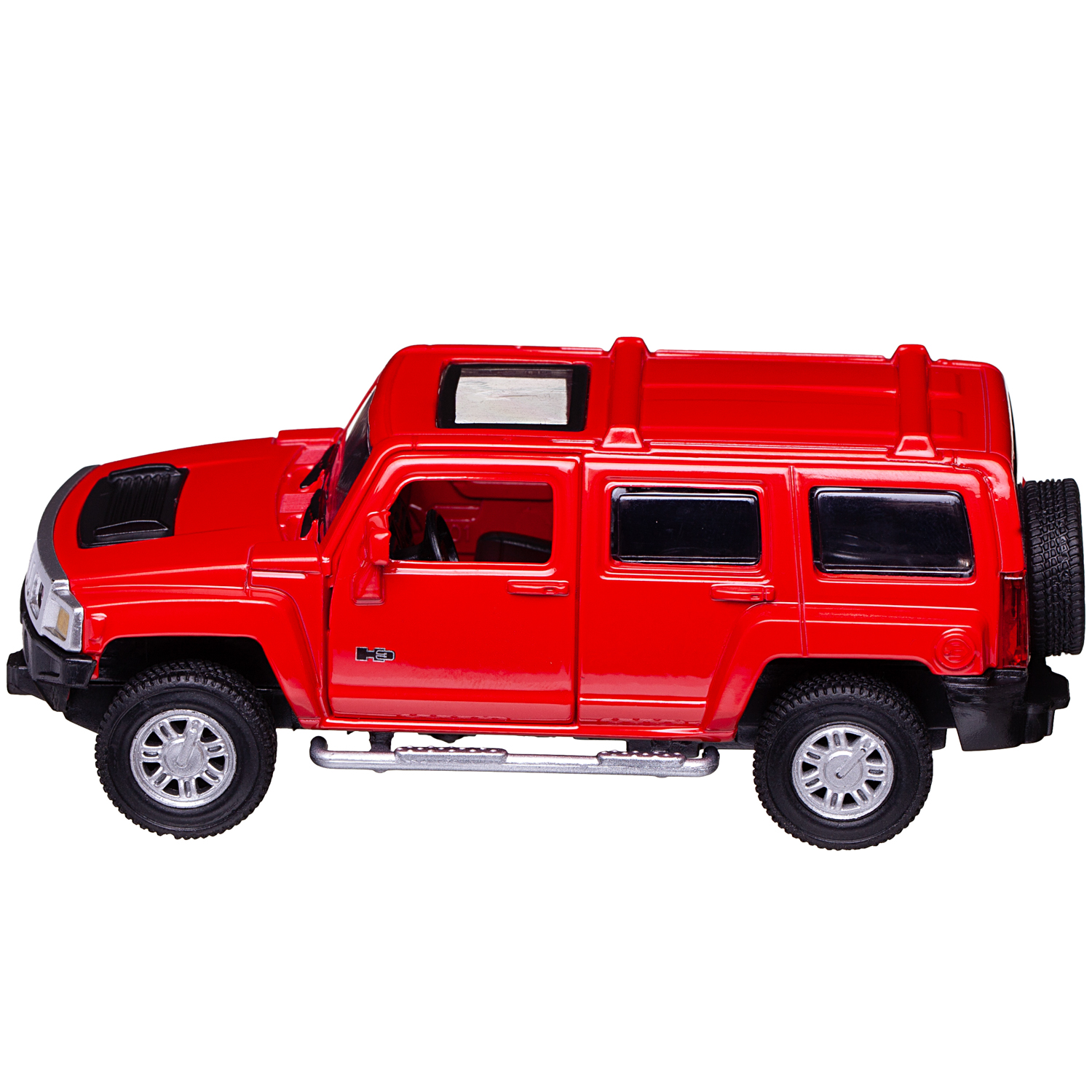 Автомобиль Abtoys Hummer MSZ 1:43 инерционный красный WE-15944R - фото 4