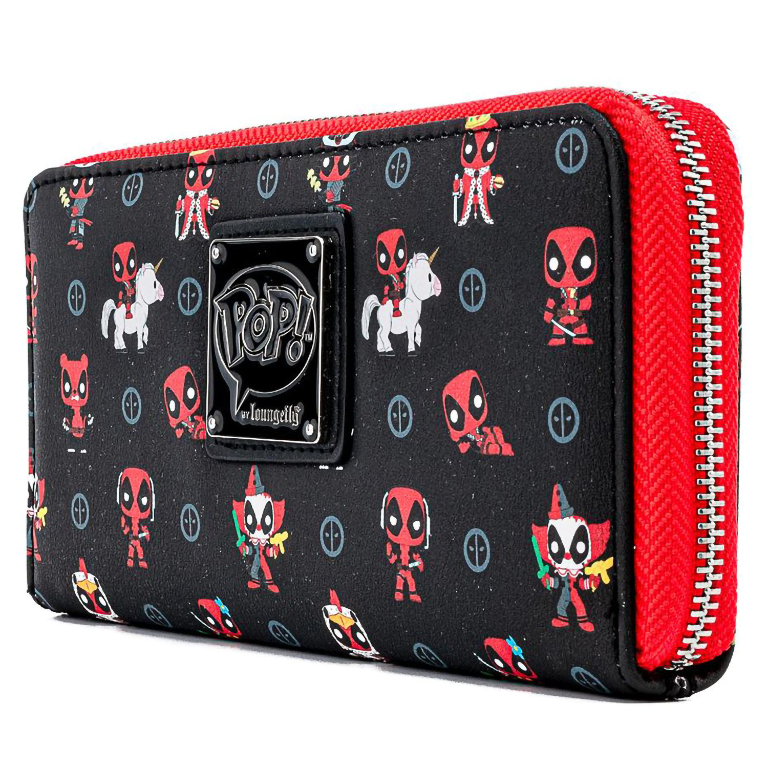 Кошелек Funko Loungefly Marvel Deadpool 30th Anniversary AOP Zip Around Wallet MVWA0142 - фото 2