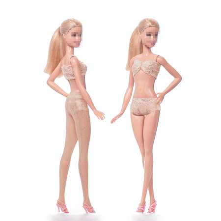 Комплект одежды для кукол Barbie 29 см VIANA бирюзовый;белый