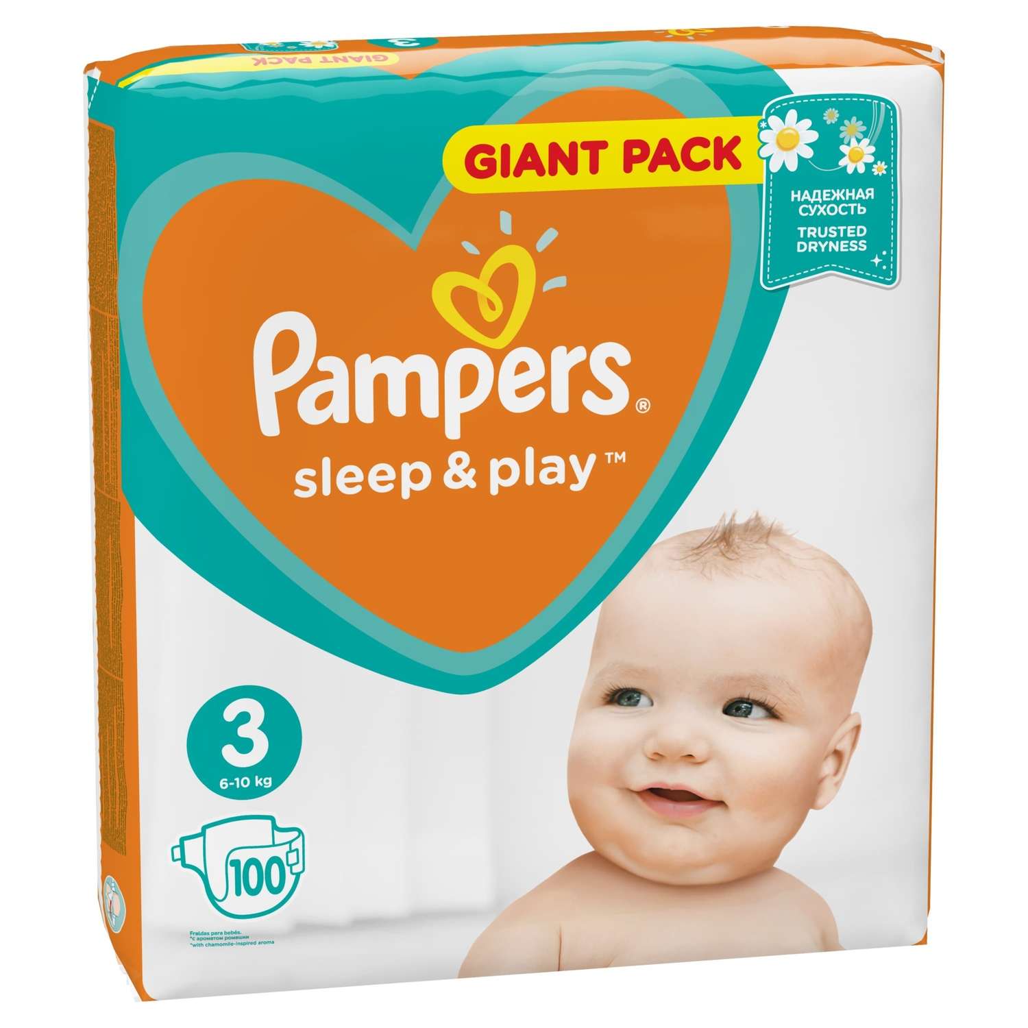 Подгузники Pampers Sleep and Play 3 6-10кг 100шт - фото 3