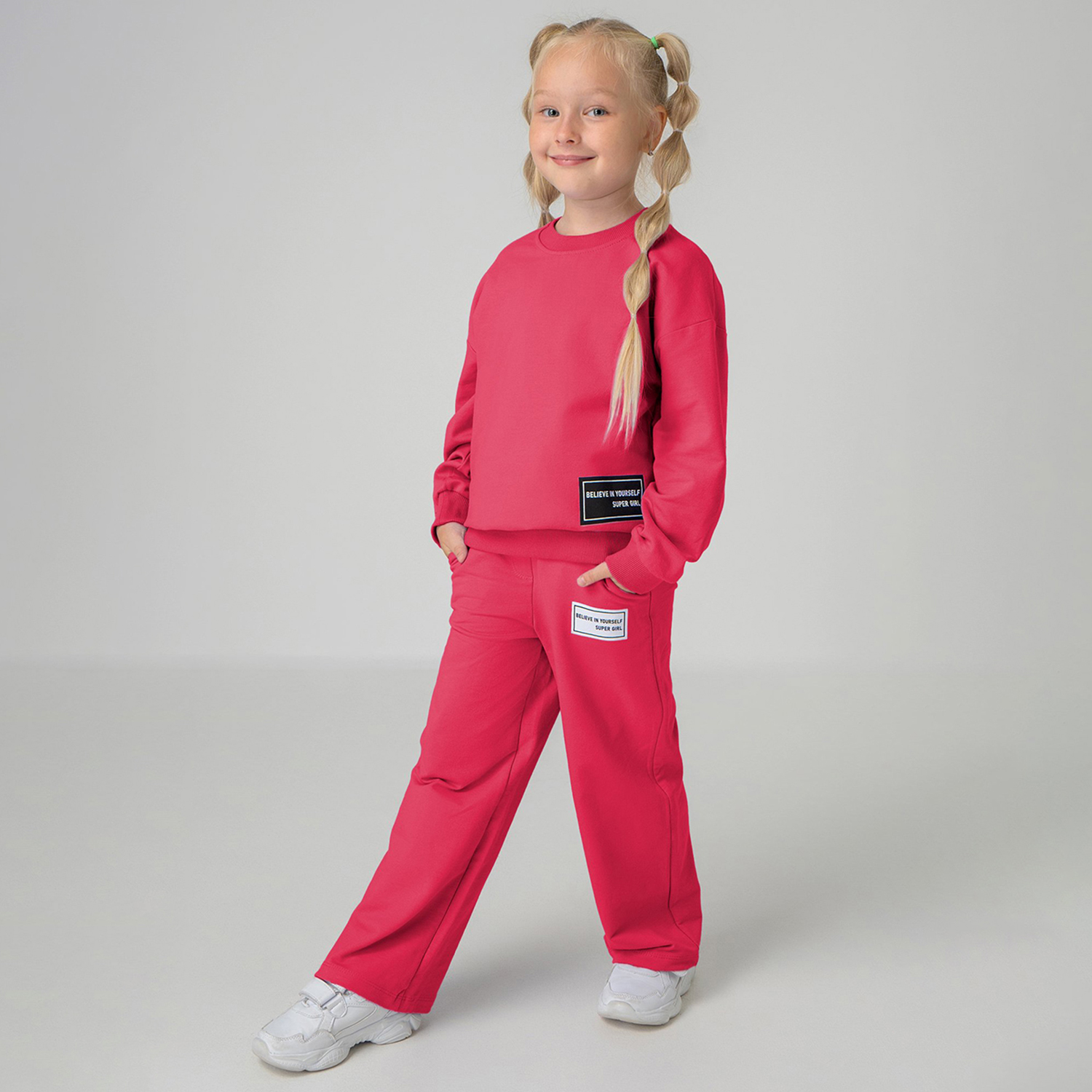 Костюм BONITO KIDS SS6059фуксия - фото 7