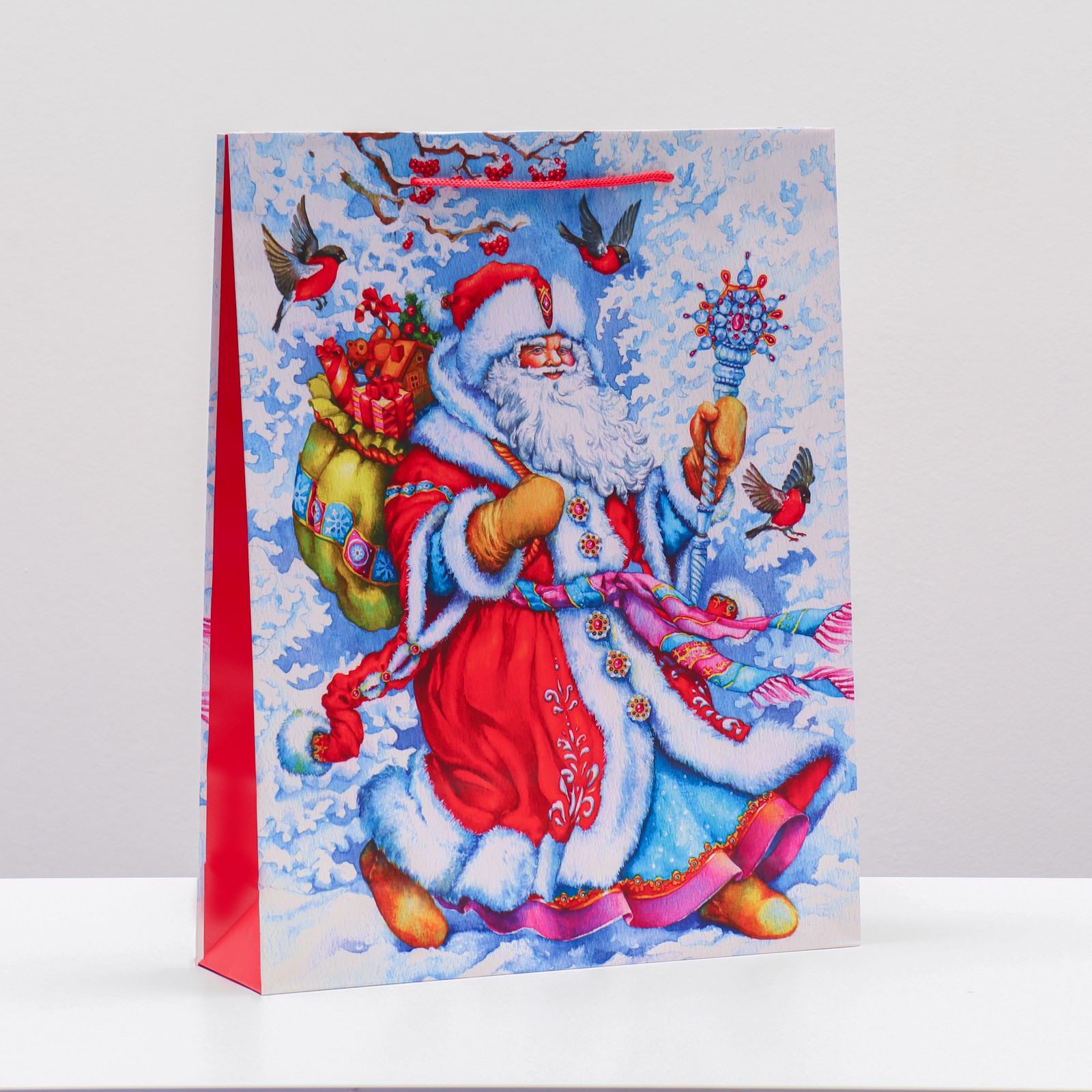 Пакет Sima-Land подарочный «Дедушка мороз» 33×42.5×10 см - фото 1