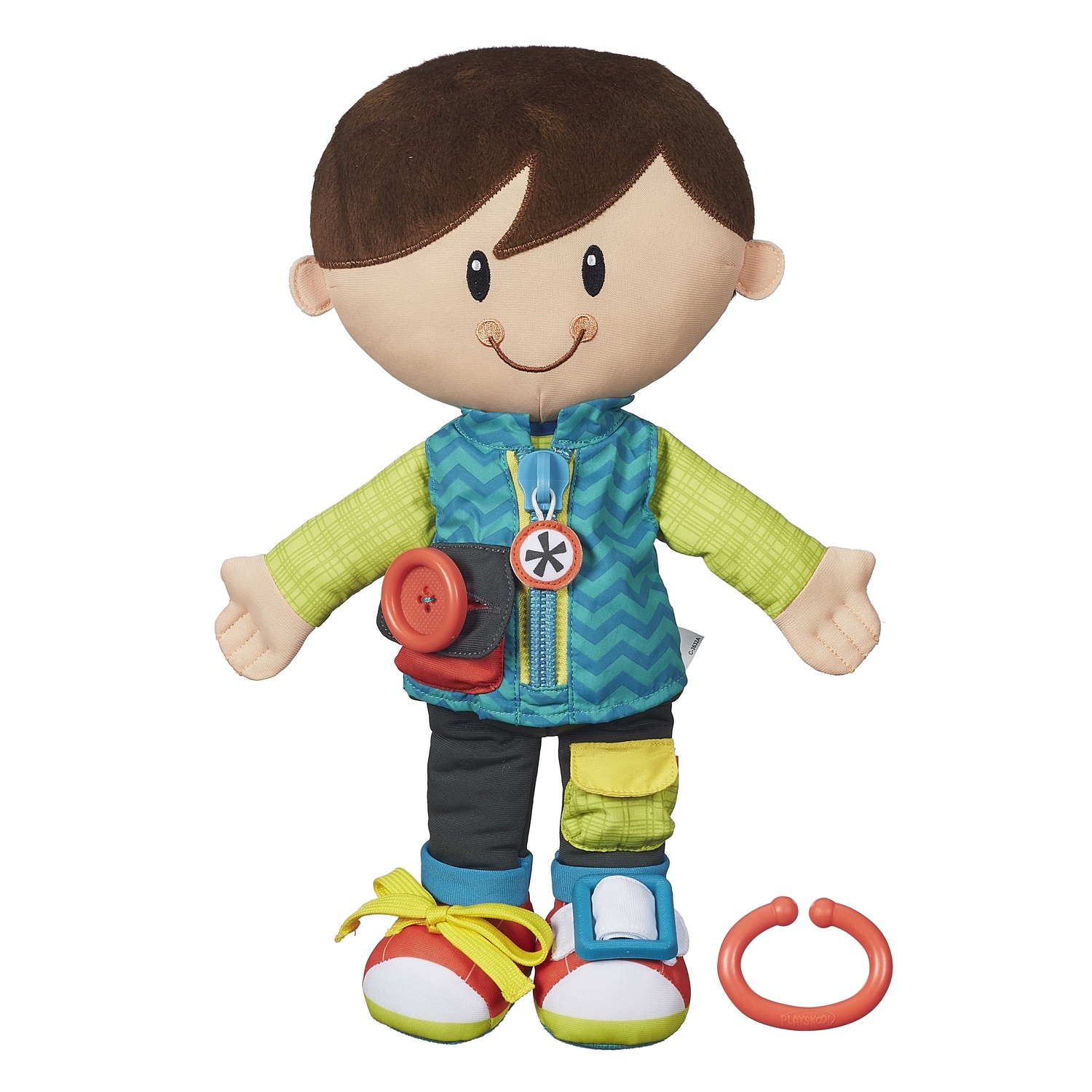 Кукла Playskool Одень друга и возьми с собой: Мальчик B1728EU40 - фото 1