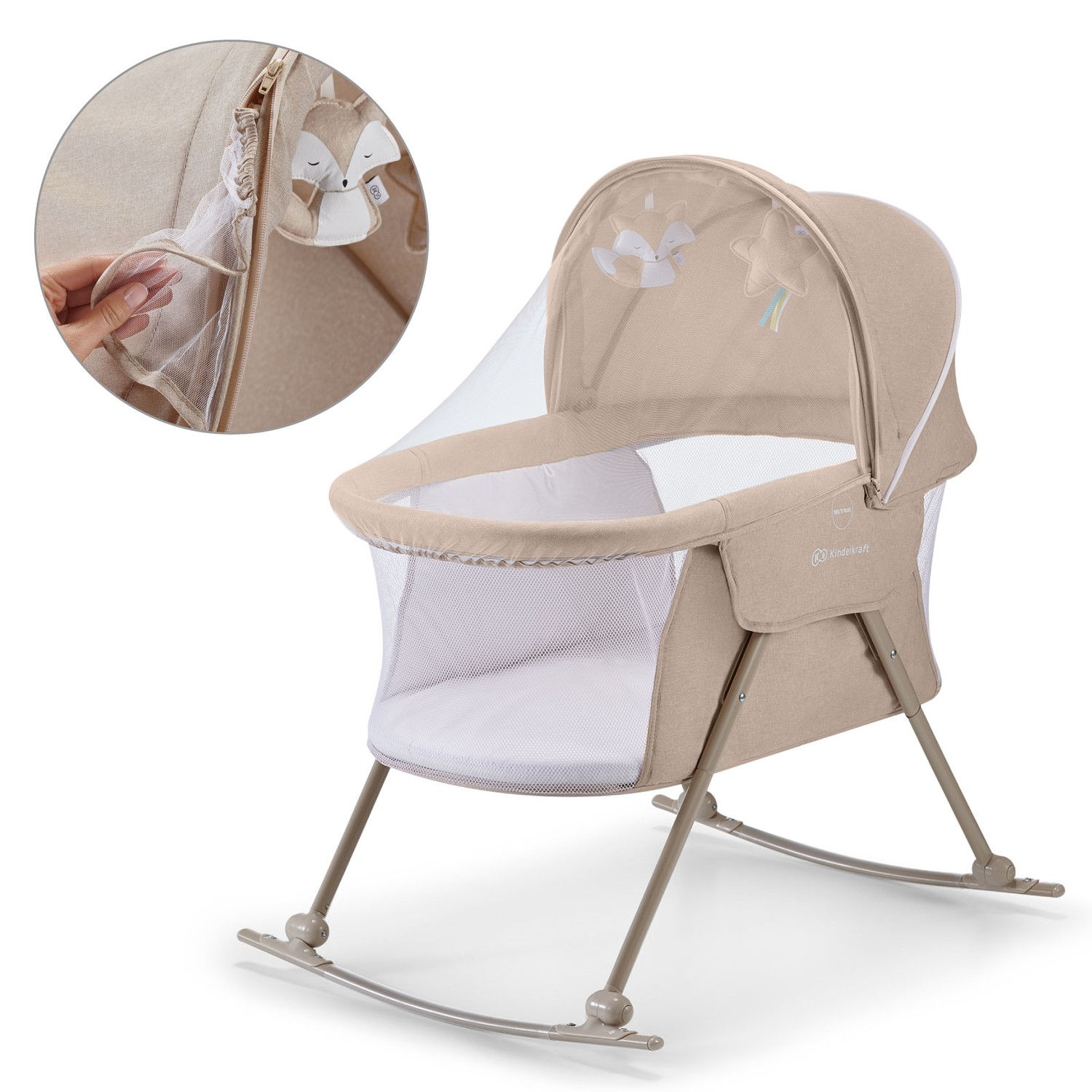 Колыбель Kinderkraft Lovi Beige - фото 5