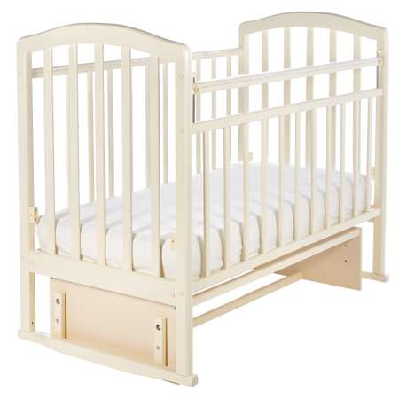 Детская кроватка Sweet Baby Emilia прямоугольная, поперечный маятник (слоновая кость)