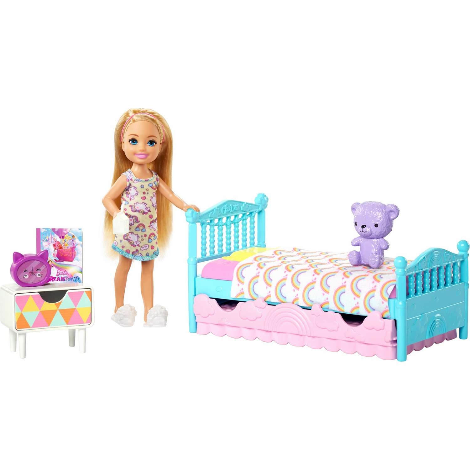 Набор Barbie Челси и набор мебели FXG83 FDB32 - фото 1