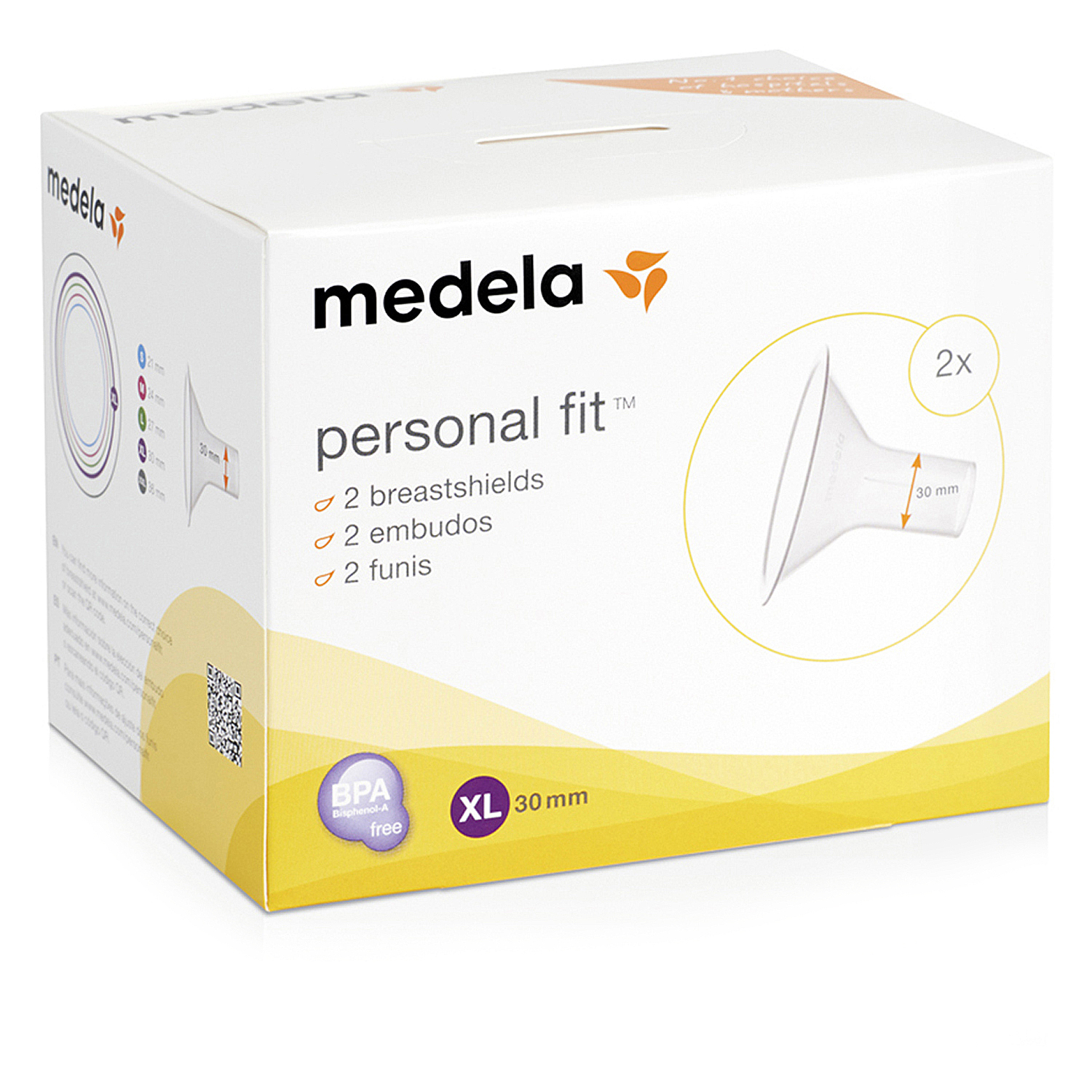 Воронка для молокоотсоса Medela Personal Fit XL 2шт 008.0340. - фото 1