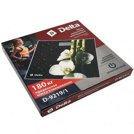 Весы напольные Delta D-9219/1 Цветущий бамбук электронные 180 кг
