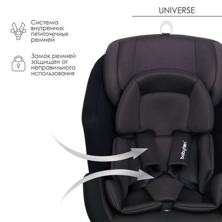 Автокресло Babyton Universe Grey 0+/1/2/3 (0-36 кг)