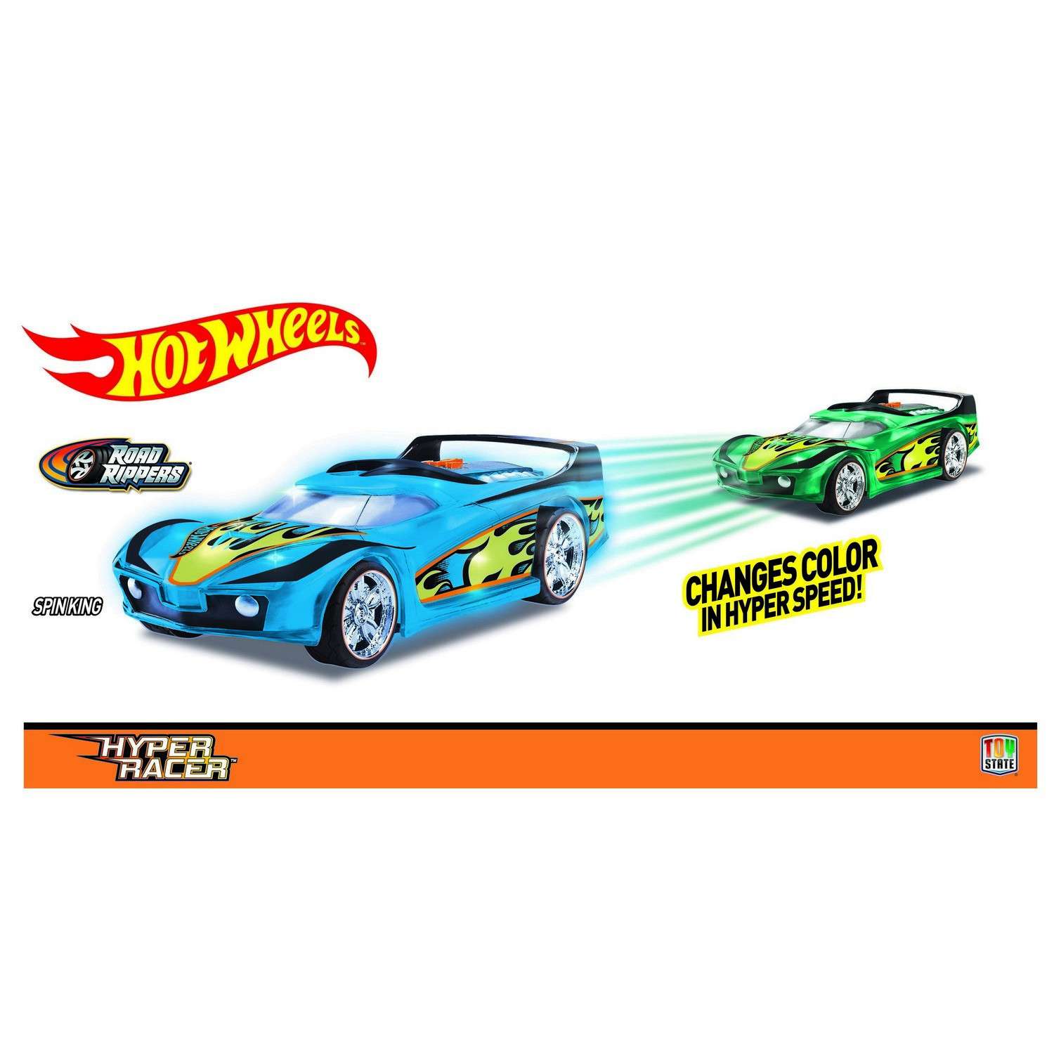 Машинка Hot Wheels Spin King со светом и звуком 90532 - фото 6