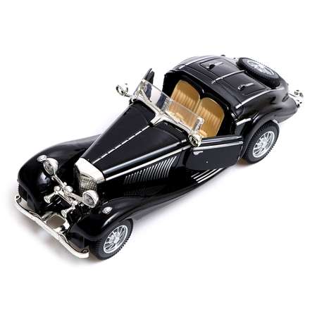 Машина Автоград металлическая Vintage масштаб 1:28 свет и звук инерция цвет чёрный