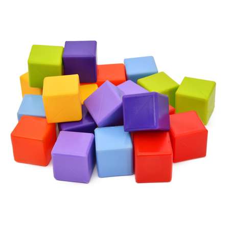 Набор развивающий Росигрушка Ассорти 21 кубик+пирамидка 6146